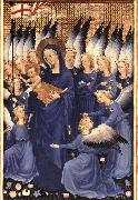 unknow artist Wilton Diptych: Virgin and Child with Angels France oil painting artist